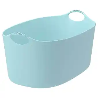 Torkis Panier Ă linge souple, int/ext, bleu, 35 l