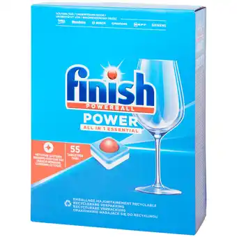 Action Finish Powerball Tablettes pour lave-vaisselle Finish Powerball All-in 1 offre