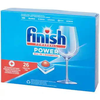 Action Finish Powerball Tablettes pour lave-vaisselle tout-en-1 Finish Powerball Power offre