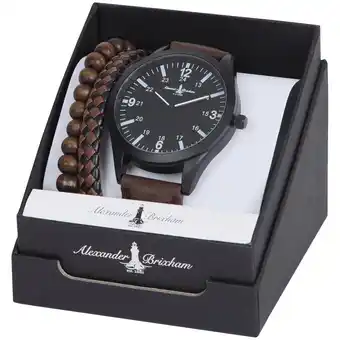 Action Coffret montre et bracelets Alexander Brixham