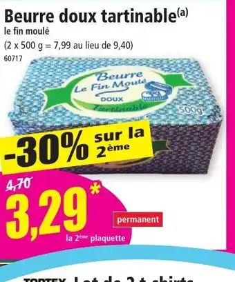 Norma Beurre doux tartinable offre