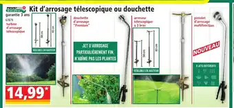 Norma Kit d'arrosage télescopique ou douchette offre