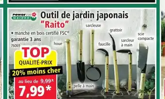 Norma Power Outil de jardin japonais offre