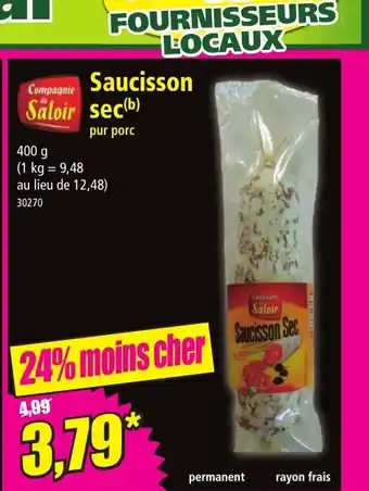 Norma Saucisson sec offre