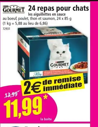 Norma GOURMET 24 repas pour chats offre
