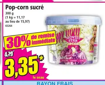 Norma Pop-corn sucré offre