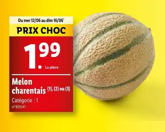 Lidl Melon charentais offre