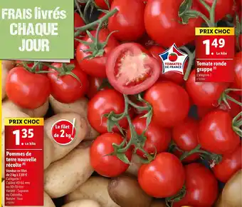 Lidl Tomate ronde grappe (1) offre