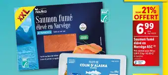 Lidl Saumon fumé élévé en Norvège ASC (2) offre