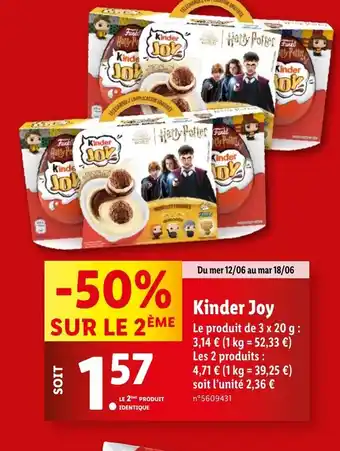 Lidl Kinder Joy offre