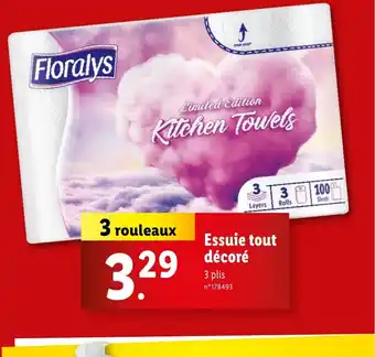 Lidl Essuie tout offre