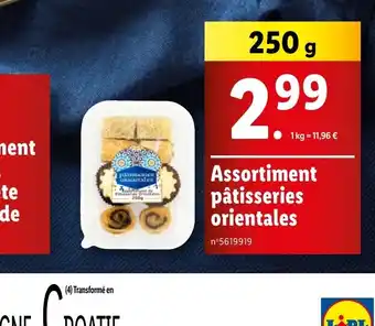 Lidl Assortiment pâtisseries orientales offre
