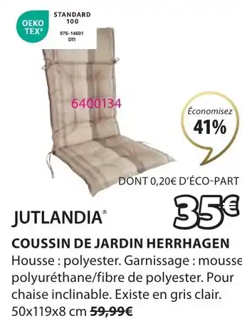JYSK COUSSIN DE JARDIN HERRHAGEN offre