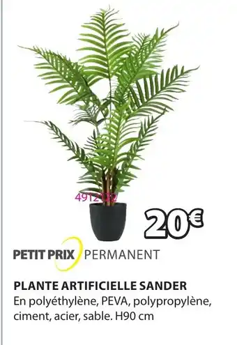 JYSK PLANTE ARTIFICIELLE SANDER offre