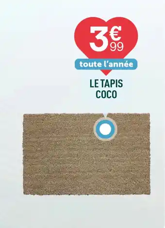 Centrakor LE TAPIS COCO offre