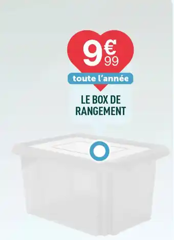 Centrakor LE BOX DE RANGEMENT offre