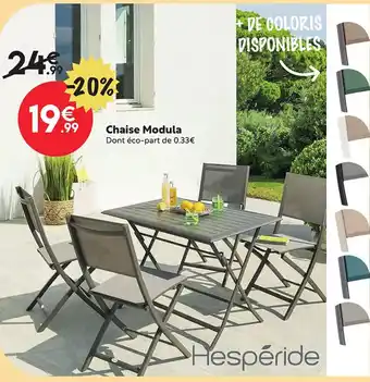 Maxi Bazar Chaise Modula offre