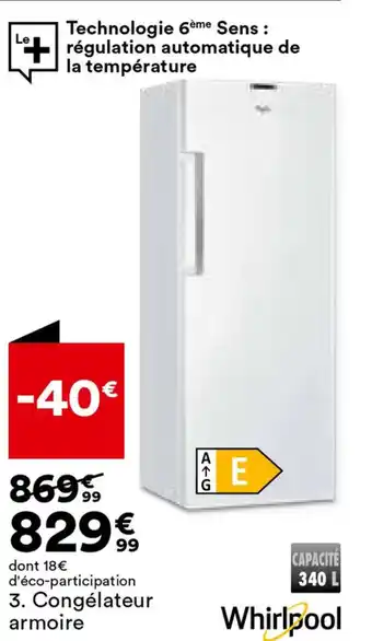 BUT Congélateur armoire offre