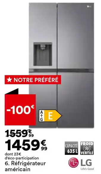 BUT Réfrigérateur américain offre
