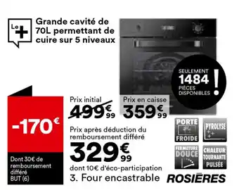 BUT Four encastrable offre