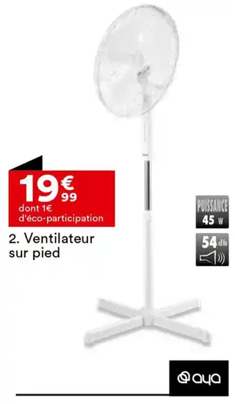 BUT Ventilateur sur pied offre