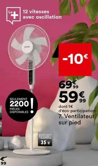BUT Ventilateur sur pied offre