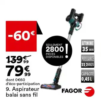 BUT Aspirateur balai sans fil offre