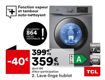 BUT Lave-linge hublot offre