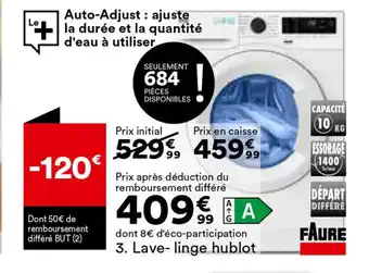 BUT Lave-linge hublot offre
