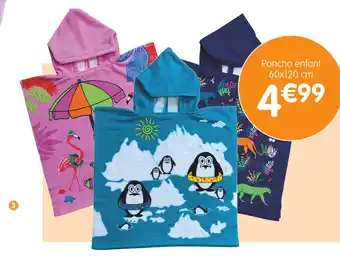 b&m Poncho enfant offre