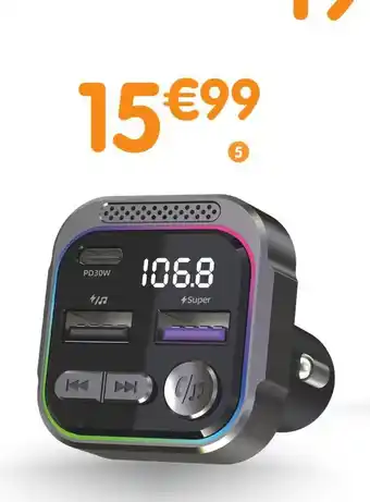 Transmetteur FM en métal