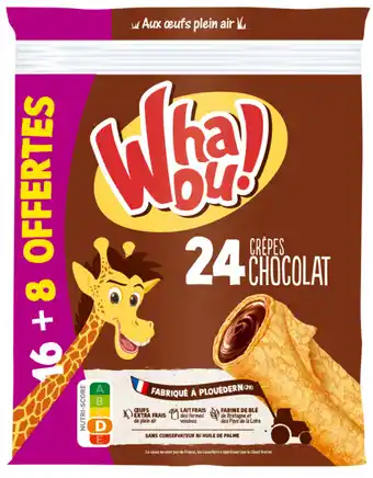 Carrefour WHAOU Crêpes fourrées offre