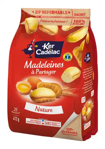Carrefour KER CADÉLAC Madeleines à partager offre