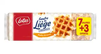 Carrefour LOTUS Gaufres de Liège offre