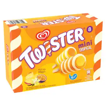 Carrefour MIKO Glaces à l'eau Twister offre
