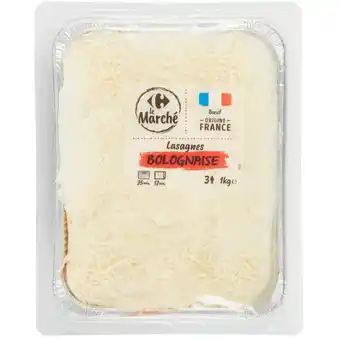 Carrefour Lasagnes à la bolognaise CARREFOUR Le Marché offre