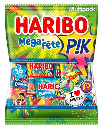 Carrefour Market HARIBO Assortiment Bonbons Méga Fête offre