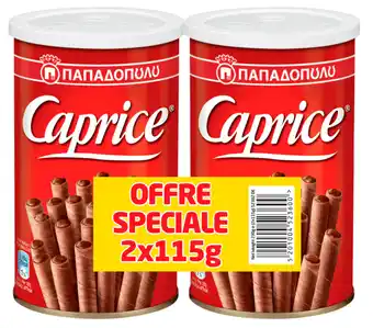 Carrefour Market CAPRICE Gaufrettes roulées Offre Spéciale offre