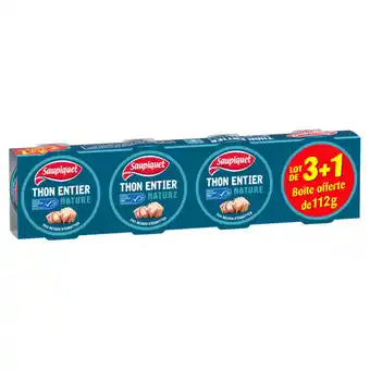 Carrefour Market SAUPIQUET Thon Entier Nature MSC offre