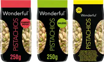 Carrefour Market WONDERFUL PISTACHIOS SUR TOUTES LES PISTACHES 250 G offre