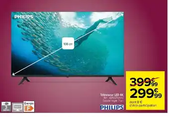 Carrefour Market Téléviseur LED 4K offre