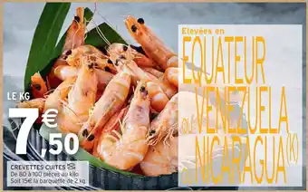 Intermarché CREVETTES CUITES offre