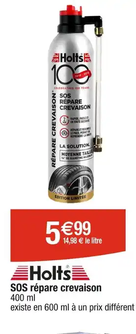 Holts SOS répare crevaison