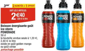 Cora x Carrefour POWERADE Boisson énergisante goût ice storm offre