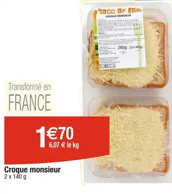 Cora x Carrefour Croque monsieur offre