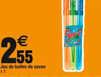 Cora x Carrefour Jeu de bulles de savon offre
