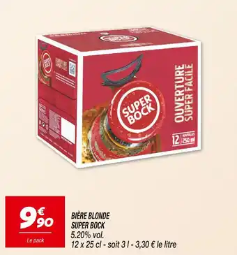 Netto SUPER BOCK BIÈRE BLONDE SUPER BOCK offre