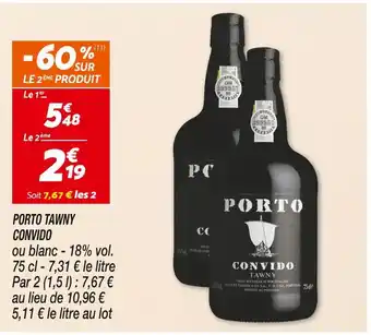 Netto CONVIDO PORTO TAWNY offre