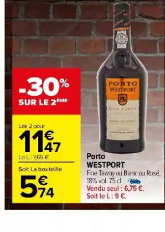 Carrefour Market PORTO WESTPORT offre