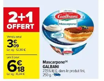 Carrefour Mascarpone() GALBANI offre